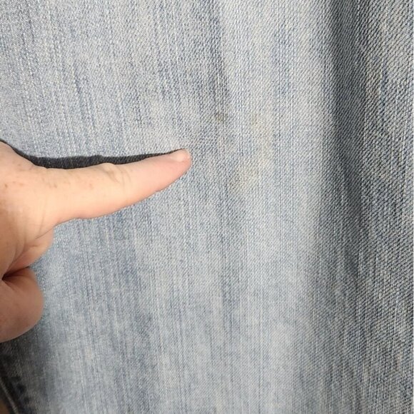Old Navy Jeans Mens Loose Fit Light Wash Denim Size 40 Flaws - Picture 8 of 16